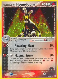 Kaart Team Magma's Houndoom