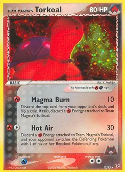 Kaart Team Magma's Torkoal