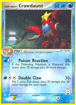 Kaart Team Aqua's Crawdaunt