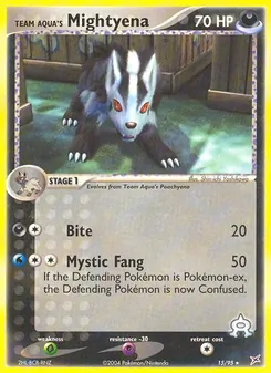 Kaart Team Aqua's Mightyena