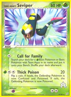 Kaart Team Aqua's Seviper