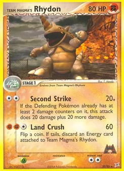 Kaart Team Magma's Rhydon