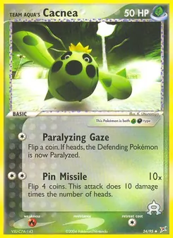 Kaart Team Aqua's Cacnea