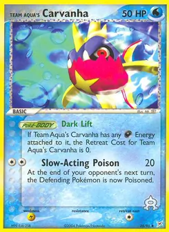 Kaart Team Aqua's Carvanha