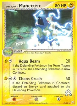 Kaart Team Aqua's Manectric