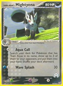 Kaart Team Aqua's Mightyena