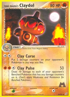 Kaart Team Magma's Claydol