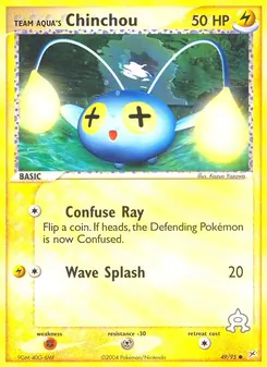 Kaart Team Aqua's Chinchou