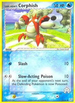 Kaart Team Aqua's Corphish