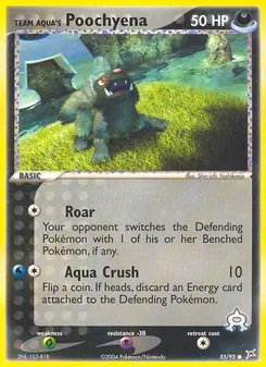 Kaart Team Aqua's Poochyena