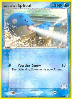 Kaart Team Aqua's Spheal