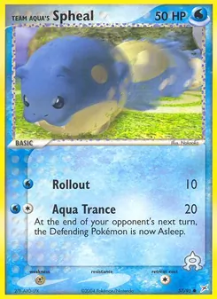 Kaart Team Aqua's Spheal