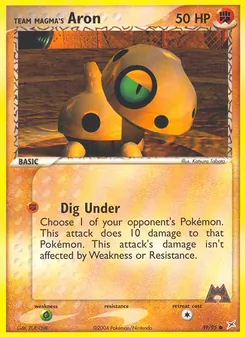 Kaart Team Magma's Aron