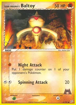 Kaart Team Magma's Baltoy