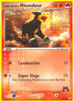 Kaart Team Magma's Houndour