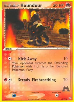 Kaart Team Magma's Houndour
