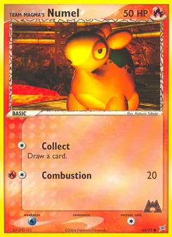 Kaart Team Magma's Numel