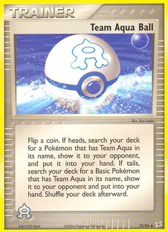 Kaart Team Aqua Ball