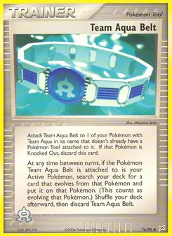 Kaart Team Aqua Belt