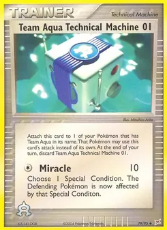 Kaart Team Aqua Technical Machine 01