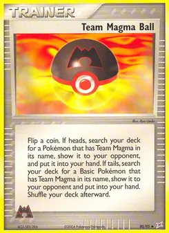 Kaart Team Magma Ball