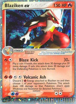Kaart Blaziken ex