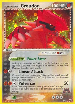 Kaart Team Magma's Groudon