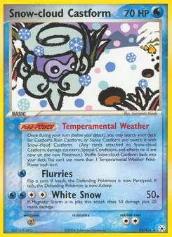 Kaart Snow-cloud Castform