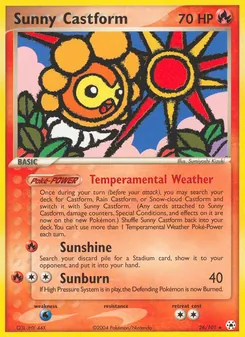 Kaart Sunny Castform