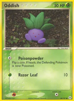 Kaart Oddish