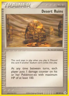 Kaart Desert Ruins