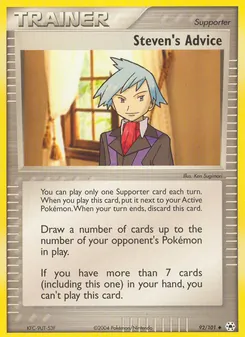 Kaart Steven's Advice