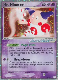 Kaart Mr. Mime ex
