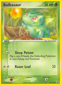 Kaart Bulbasaur