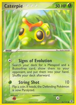 Kaart Caterpie