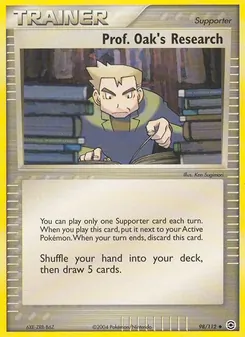 Kaart Prof. Oak's Research