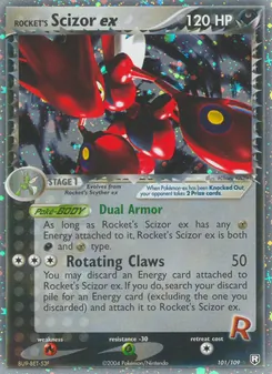 Kaart Rocket's Scizor ex
