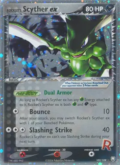 Kaart Rocket's Scyther ex