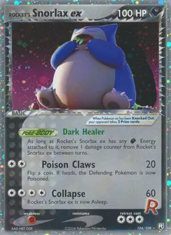Kaart Rocket's Snorlax ex