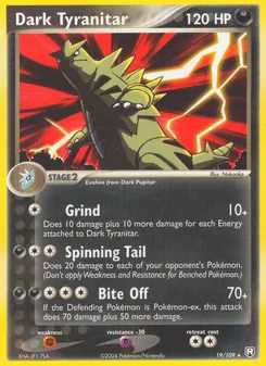 Kaart Dark Tyranitar