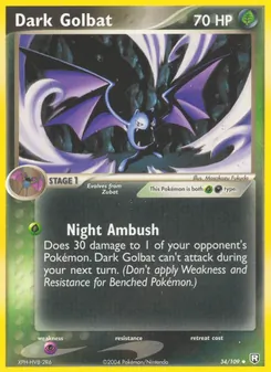 Kaart Dark Golbat