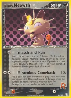Kaart Rocket's Meowth