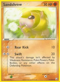 Kaart Sandshrew