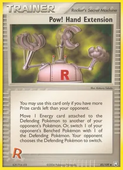 Kaart Pow! Hand Extension