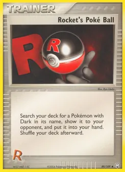 Kaart Rocket's Poké Ball