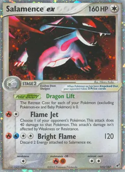 Kaart Salamence ex