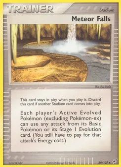 Kaart Meteor Falls