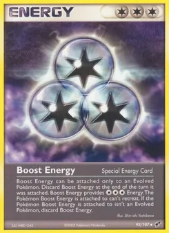 Kaart Boost Energy