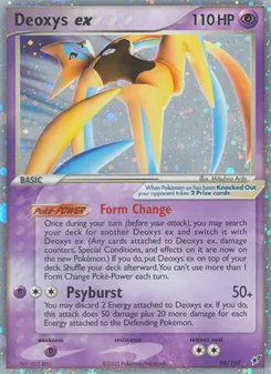 Kaart Deoxys ex