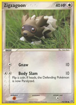 Kaart Zigzagoon